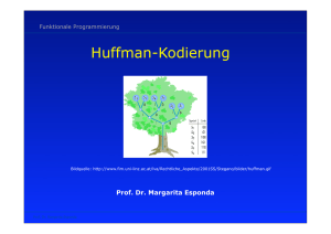Huffman-Kodierung