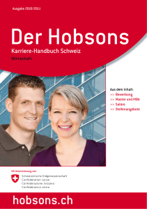 hobsons.ch - English Forum Switzerland