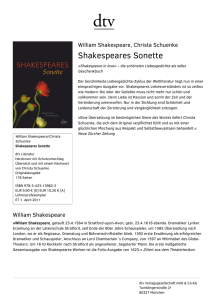 Shakespeares Sonette