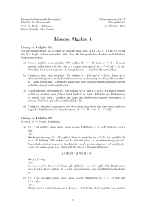 Lineare Algebra 1 - Mathematik, TU Dortmund