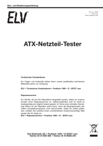 ATX-Netzteil-Tester