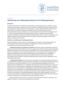 Abschätzung von Treibhausgasemissionen und