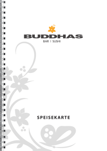 speisekarte - BUDDHAS BAR | SUSHI