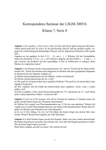 Korrespondenz-Seminar der LSGM 2005/6 Klasse 7, Serie 8