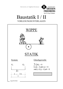 Baustatik I / II