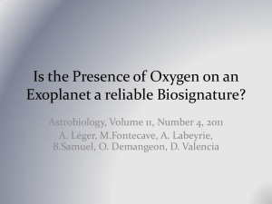 Is the Presence of Oxygen on an Exoplanet a reliable Biosignature?