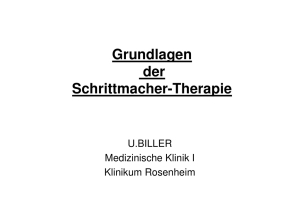 Biller_Schrittmachertherapie - Chiemgauer Kardiologie Tage 2015