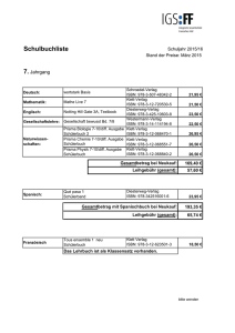 Schulbuchliste Jg-7