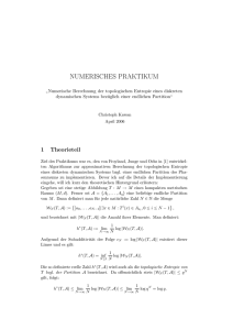 numerisches praktikum - fim.uni