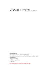 ZGMTH Zeitschrift der Gesellschaft für Musiktheorie