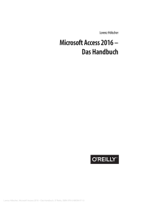 Microsoft Access 2016 – Das Handbuch