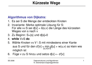 Kürzeste Wege