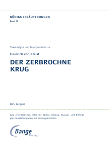Page 1 Band 30 Textanalyse und Interpretation zu Heinrich von Kleist