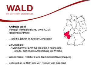 Präsentation von Andreas Wald