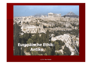 Antike Ethik - ethikzentrum