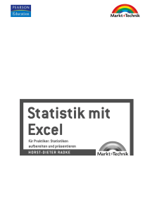 Statistik mit Excel für Praktiker  - *ISBN 3-8272-6999
