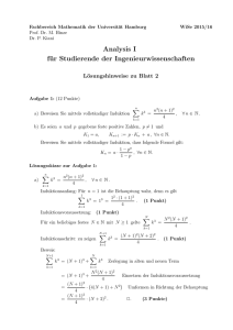 Blatt 2-l - Fachbereich Mathematik