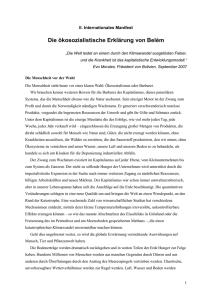 Erklärung von Belém - Bildungsgemeinschaft SALZ e.V.