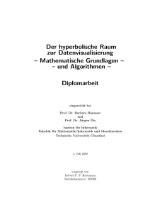 Der hyperbolische Raum zur - www2.inf.h