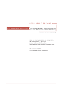 Recruiting Trends 2004