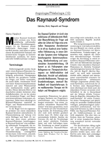 Das Raynaud-Syndrom - Deutsches Ärzteblatt