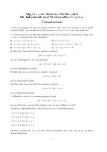 Algebra und Diskrete Mathematik für Informatik und