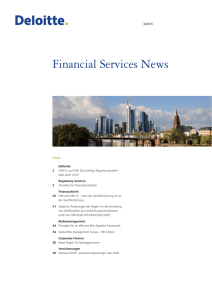 Ausgabe 3/2013 der Financial Services News