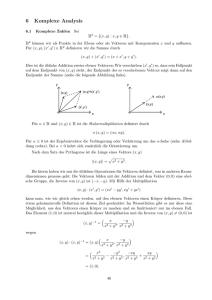 6 Komplexe Analysis