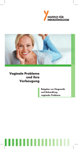 Vaginale Probleme und ihre Vorbeugung