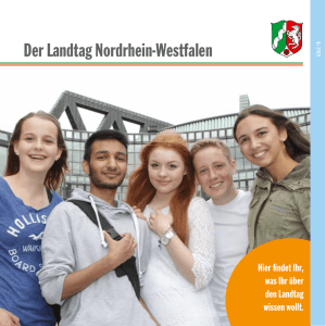 Broschüre - Landtag NRW
