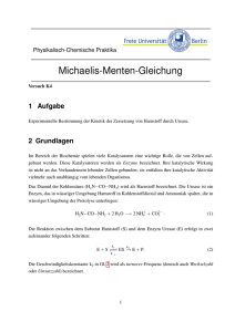 Michaelis-Menten-Gleichung - Physikalisch
