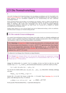 §23 Die Normalverteilung