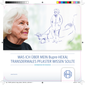 WAS ICH ÜBER MEIN Bupre-HEXAL TRANSDERMALES