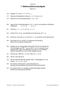 1. Mathematikschulaufgabe - mathe-physik