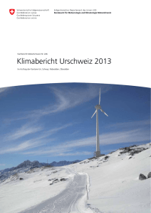 Klimabericht Urschweiz 2013