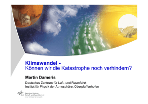 Klimawandel – können wir die Katastrophe noch verhindern?