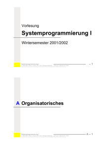 Department of Computer Science 4 Distributed Systems and