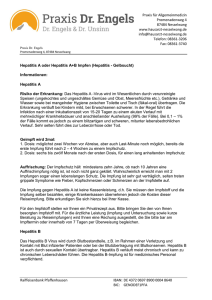 Einwilligung Hepatitisimpfung