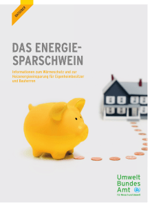 Das Energie-Sparschwein