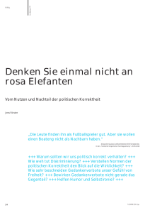 PDF J. Förster: „Denken Sie einmal nicht an rosa Elefanten“