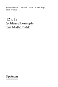 12 x 12 Schlüsselkonzepte zur Mathematik