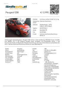 Peugeot 208 € 12.990