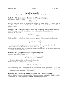 Mathematik I