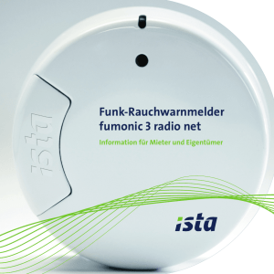 Funk-Rauchwarnmelder fumonic 3 radio net
