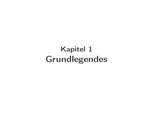 Grundlegendes