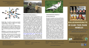 Das Marktblatt Ausgabe 04 / 15 - Bauernmärkte im Elbetierpark