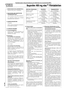 Ibuprofen 400 mg elac® Filmtabletten