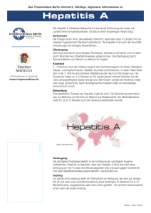 Hepatitis A - Tropenmedicus