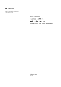 Japans endlose WirtschaftsЕrise - Stiftung Wissenschaft und Politik