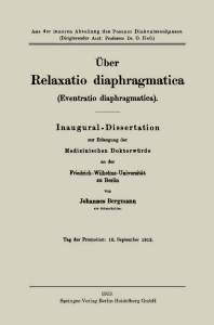 Über Relaxatio diaphragmatica